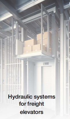  Hydraulic systems for freight elevators