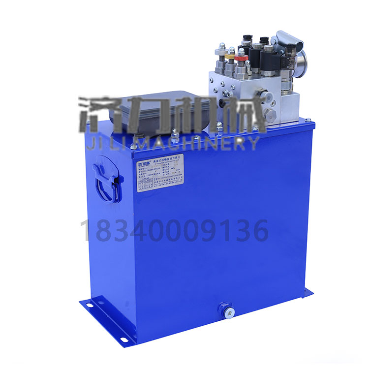 Triple valve hydraulic power unit